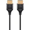 Goobay 75298 Slim cabo HDMI de ultra alta velocidade com Ethernet, 8K@60Hz, HDMI 2.1, macho-macho, 1 m, preto