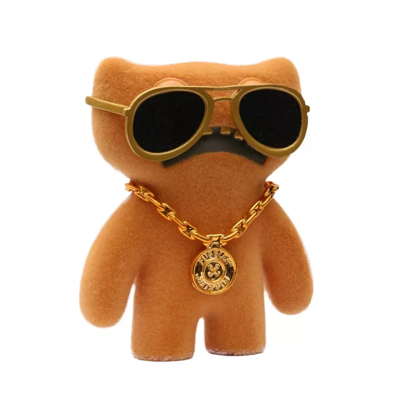 Figura de ação p.m.i kids world FUGGLER S3 GOLD EDITION - FIGURA DOURADA VER.C