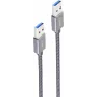 Cabo USB ShiverPeaks Basic-S USB 3.2 Gen 2 2 m cinzento