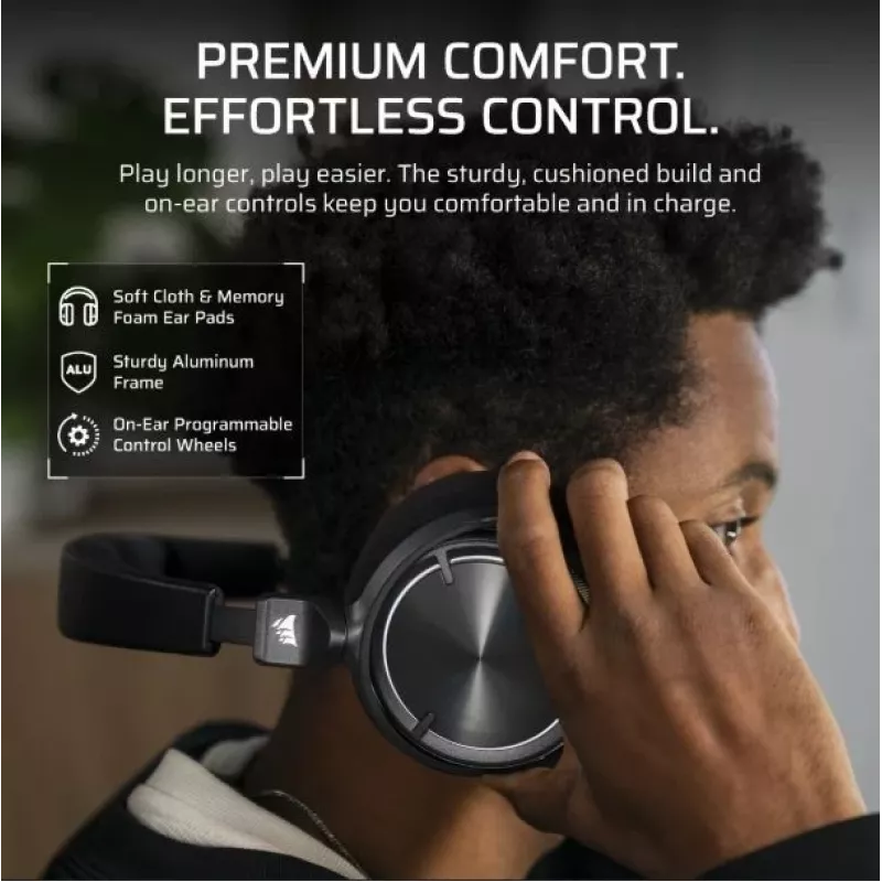 Auscultadores Virtuoso Max Wireless Carbon
