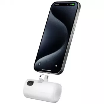 Powerbank 4smarts 541657 5000 mAh Li-Ion branco USB-C 2 portas PD 2.0 PPS Quick Charge 3.0 3,63 V