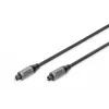 Cabo de ligação Digitus Toslink 3 m macho para macho banhado a ouro