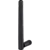 Delock 88339 antena Wi-Fi 802.11 b/g/n, RP-SMA, 2 dBi, omnidirecional, com articulação basculante, preta