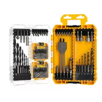Conjunto DeWalt com 100 parafusos Pozidriv – conjunto de fixação, tamanhos sortidos para aplicações em madeira e metal