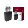 Conjunto de facas de cozinha GERLACH 5 peças com bloco Modern Preto