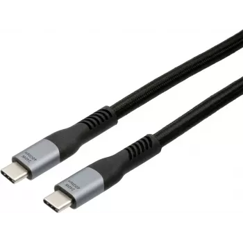 Cabo USB4 Exsys EX-K1598-1.0 — 1,0 m, 40 Gbit/s, 240 W PD