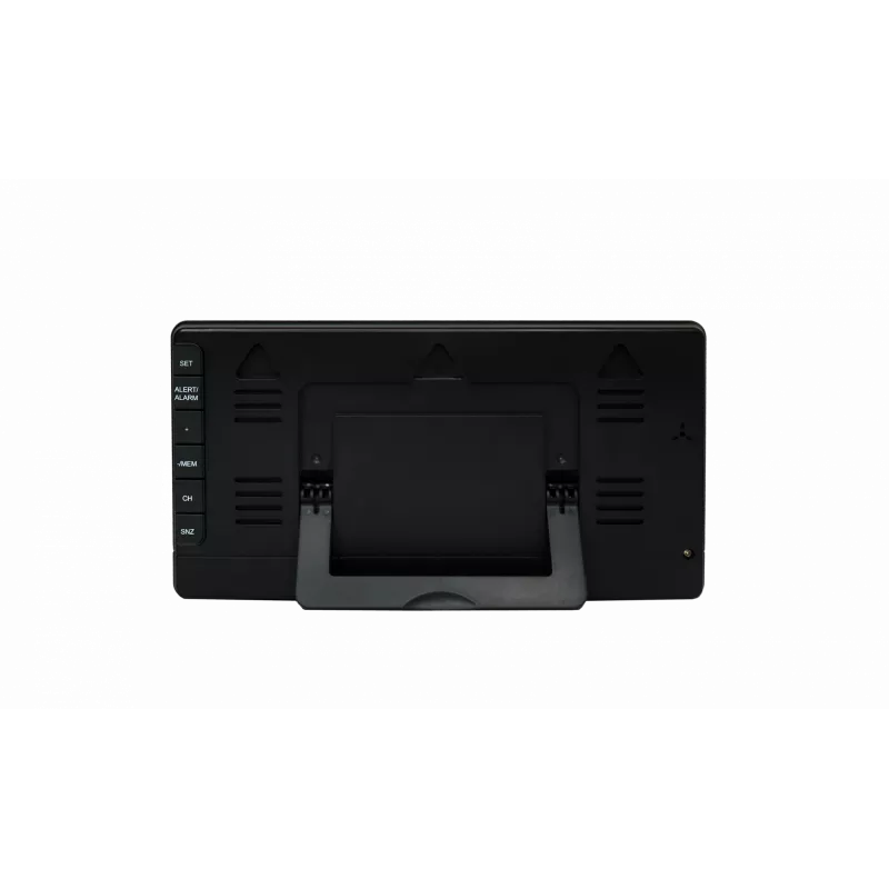 Estação meteorológica BLAUPUNKT WS20BK — visor de temperatura e humidade interior/exterior, preto, 1 sensor, LCD, a pilhas
