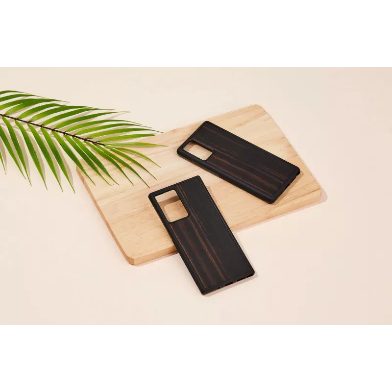 Capa protetora Man and Wood para Samsung Galaxy Note 20 — Ebenholz preto