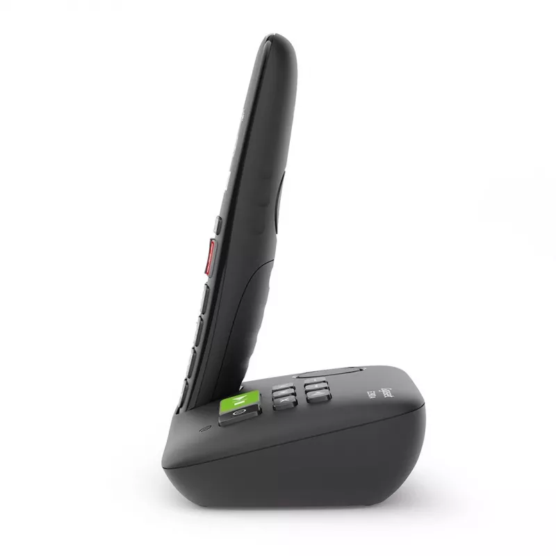 Gigaset E290A Telefone analógico/DECT com identificação de chamadas Preto