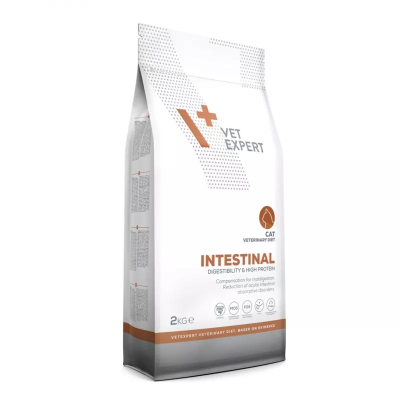 VetExpert Veterinary Diet Intestinal Cat ração seca para gatos, 2 kg