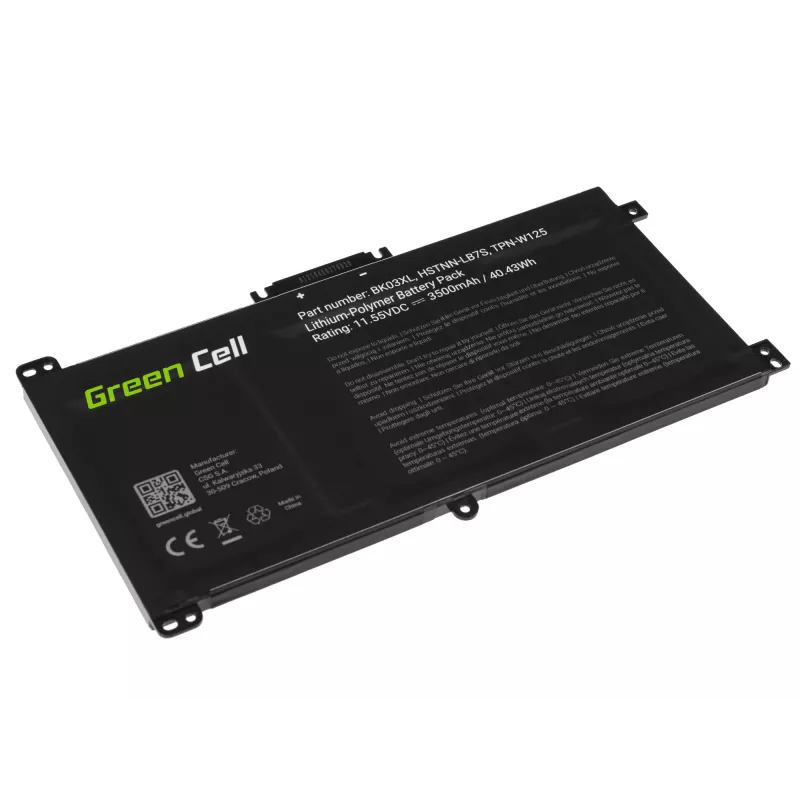 Bateria GREEN CELL BK03XL para HP Pavilion x360 14-BA 14-BA015NW 14-BA022NW 14-BA024NW 14-BA102NW 14-BA104NW