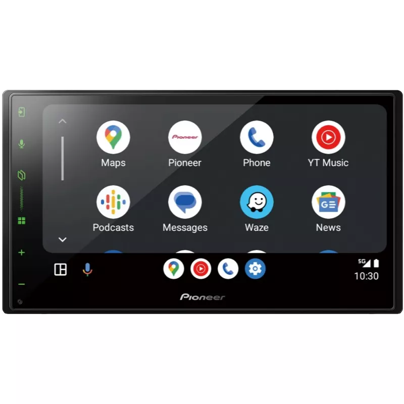 Recetor multimédia para automóvel Pioneer SPH-DA77DAB preto 2 DIN Wi-Fi Bluetooth