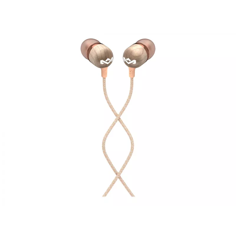 Auriculares com fio The House Of Marley Smile Jamaica com microfone, cobre