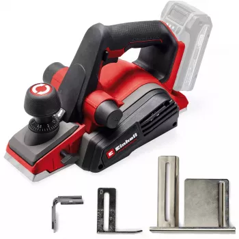 Plaina sem fio profissional TP-PL 18/3 Li BL-Solo, 18 volts, plaina elétrica vermelho/preto, sem bateria e carregador