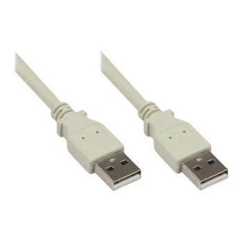 Cabo USB2.0 Good Connections A-A Cinzento 1,8m