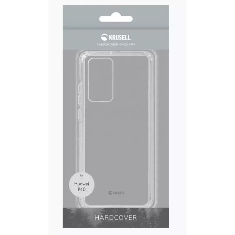 Capa para smartphone Krusell Kivik para Huawei P40 capa de proteção transparente