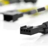 Noctua NA-SYC1 CHROMAX.YELLOW - extensão de cabo - amarelo - fêmea - fêmea - 115 mm - 3 unid. (NA-SYC1.yellow)