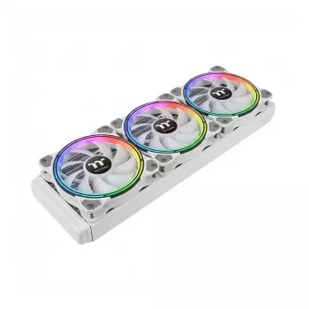 Ventoinha para caixa THERMALTAKE TS120 EX RGB branca 120 mm (pack de 3) para refrigeração de PC, compatível com PWM