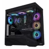 Lian Li Vector V100 G99.V100RX.00 caixa de PC Midi Tower, ATX, RGB, vidro temperado, preta