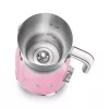Espumador de leite automático Smeg MFF11PKEU rosa aço inoxidável 500W