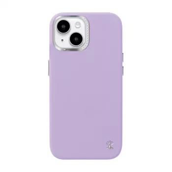 Capa de proteção Joyroom PN-15F1 Starry para iPhone 15, roxo, capa fina e ajustada