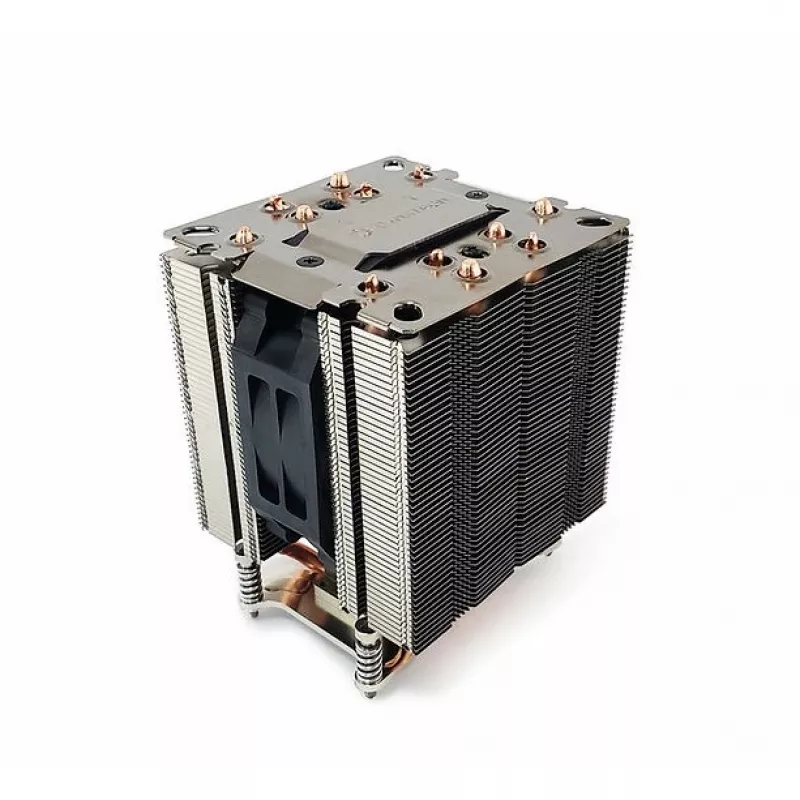 Dissipador de ar Dynatron A49 sistema de arrefecimento de processador preto prateado 800–1800 rpm