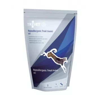 TROVET Hypoallergenic Treat HRT com coelho - petiscos para cães - 250g