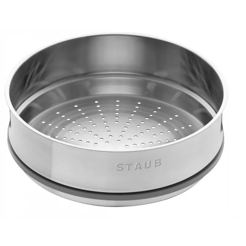 STAUB La Cocotte panela redonda de ferro fundido com inserto 40508-819-0 - 3,8 ltr. Graphit