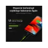 Conjunto de 3 cabos Green Cell GC Ray Lightning 200 cm com iluminação LED branca, carregamento rápido Apple 2.4A