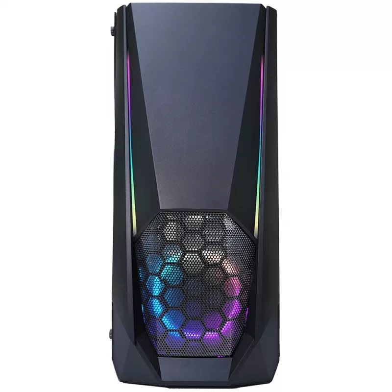 Xilence Xilent Blast X505.ARGB Caixa para PC gaming, RGB ATX Midi-Tower, preto (XG141)