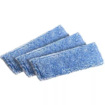 Panos de limpeza de pavimentos em microfibra THOMAS 787248 — pack de 3, branco, reutilizáveis