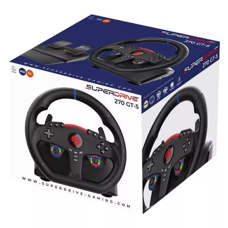 Volante de corrida Subsonic Superdrive 270 GT5