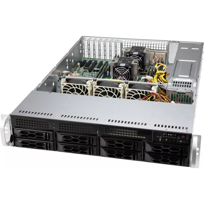 Supermicro CSE-LA25TQC-R609LP caixa de computador rack preto 600 W