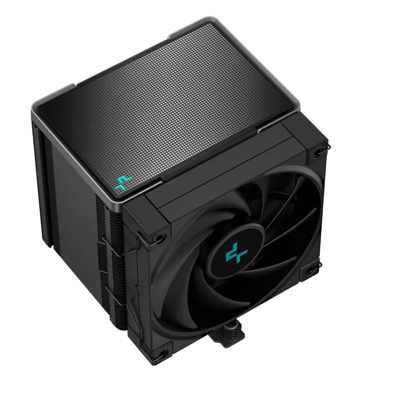 Cooler de CPU a ar DeepCool AK500 ZERO DARK 12 cm preto