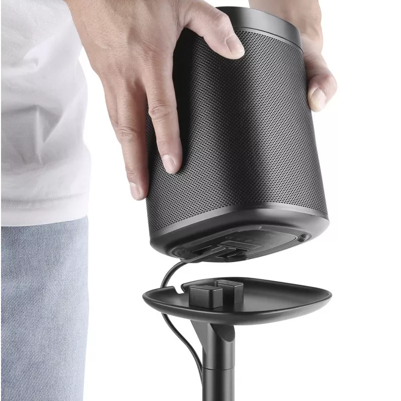 Suporte de chão MACLEAN MC-841 para uma coluna Sonos, altura ajustável, base estável