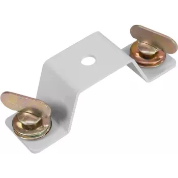 Suporte de montagem EUROLITE braçadeira Omega 49 branco 51786567 – braçadeira metálica Omega para aparelhos de iluminação