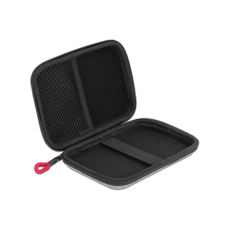 Bolsa de proteção DeLOCK para SSD de 2,5 polegadas, caixas externas e discos até 12 x 8 x 2 cm