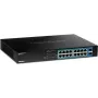 TRENDnet TPE-TG182 - Switch - 16 x 10/100/1000 (PoE+) + 2 x SFP - montagem em rack - PoE+ (240 W)