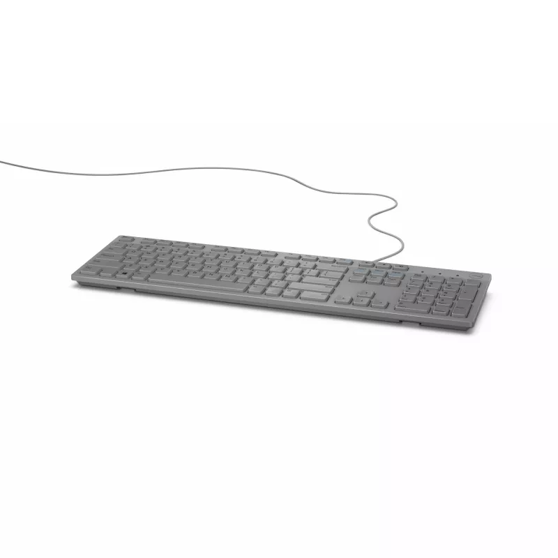 Teclado com fio Dell - KB216 - US International (QWERTY) – Cinzento/ LT gravado