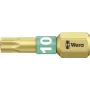 Wera 05 066100 001 TORX BiTorsion ponta de chave de fendas T10, sextavado de 1/4", DIN 3126-C 6.3, ISO 1173