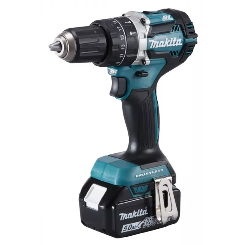 Berbequim Makita DHP484RTJ mandril de aperto rápido 1,8 kg preto, azul