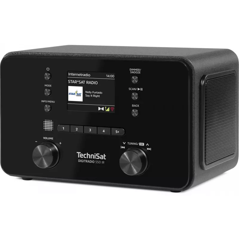 Rádio pessoal TechniSat DigitRadio 550 IR Digital DAB+ FM 100W