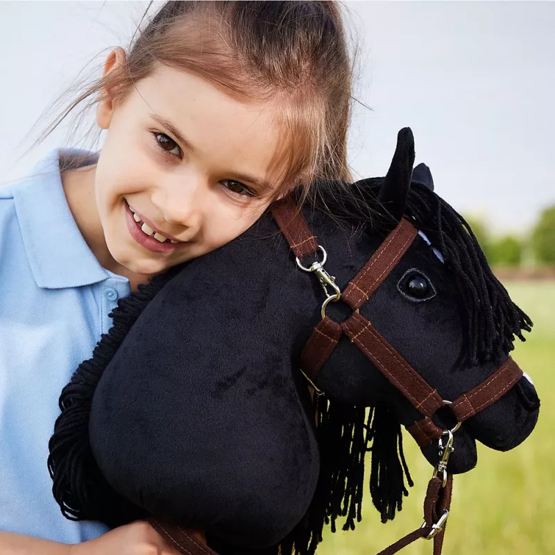 Cavalo de pau HOPPIHORSE Hobby Horse A3 preto