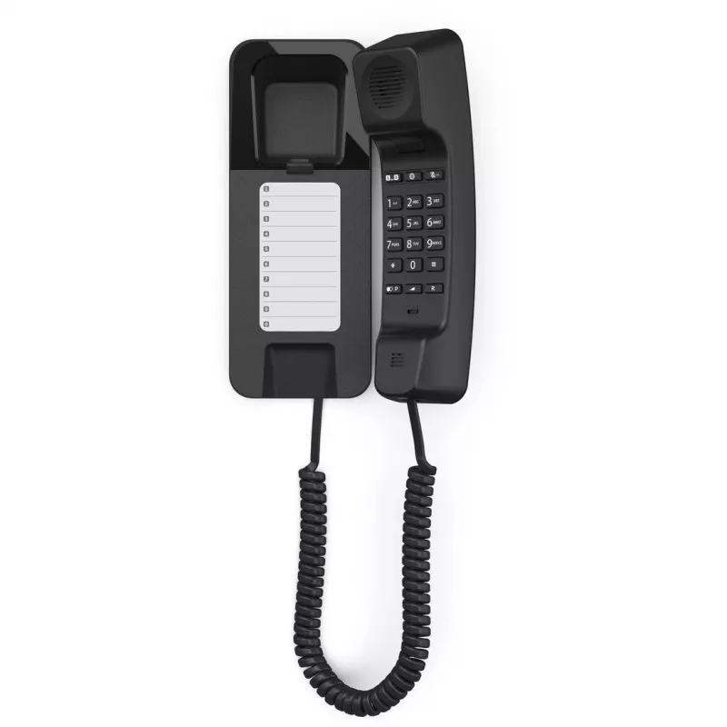 Telefone analógico Gigaset DESK 200 preto telefone com fios 10 entradas