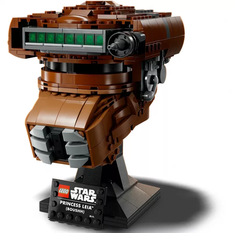 LEGO Star Wars Conjunto Capacete da Princesa Leia (Boushh) para adultos 75351 (670 peças)