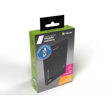 Tracer AirMag1 Polímero de lítio (LiPo) 5000 mAh carregamento sem fios preto