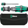 Wera Kraftform Kompakt 25 conjunto de chave de fendas com pontas, 7 pcs., preto/verde