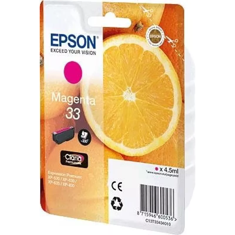 Epson C13T33434010 tinteiro 1 unid. original magenta