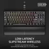 Teclado Corsair K70 CORE TKL Gaming USB + RF Wireless + Bluetooth QWERTZ alemão preto