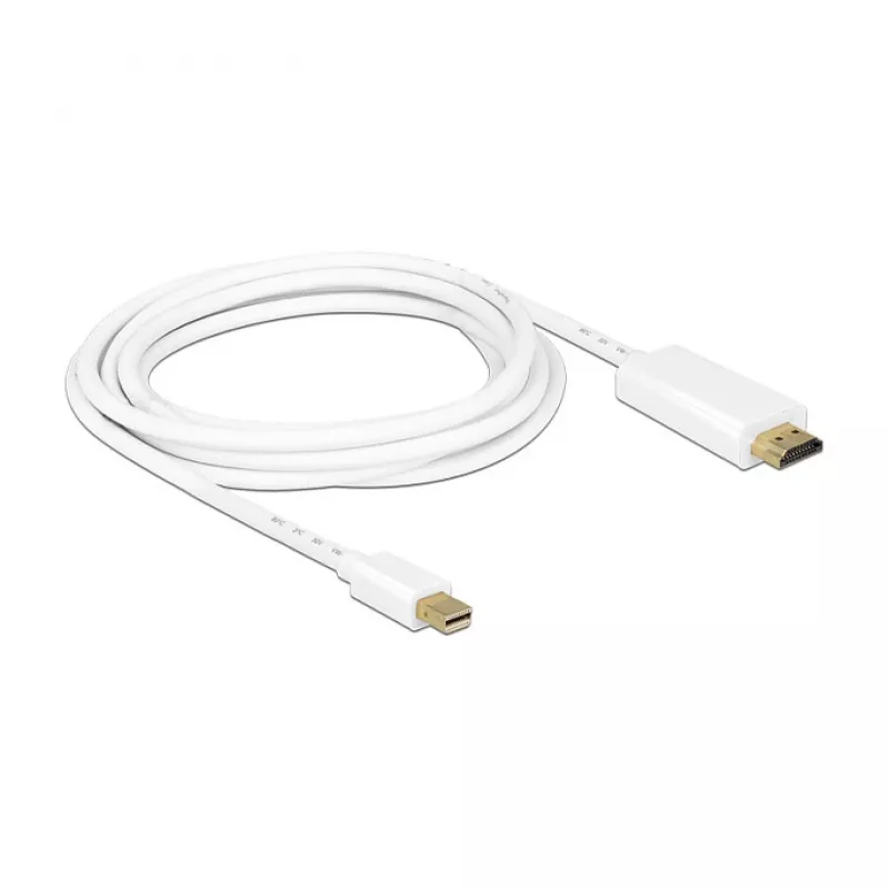Adaptador de cabo de vídeo DeLOCK 83708 Mini DisplayPort para HDMI 3 m